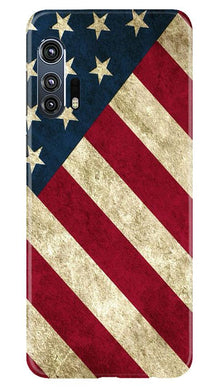 America Mobile Back Case for Moto Edge Plus (Design - 79)