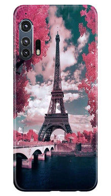 Eiffel Tower Mobile Back Case for Moto Edge Plus  (Design - 101)