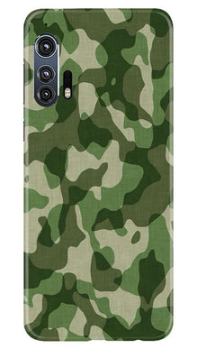 Army Camouflage Mobile Back Case for Moto Edge Plus  (Design - 106)