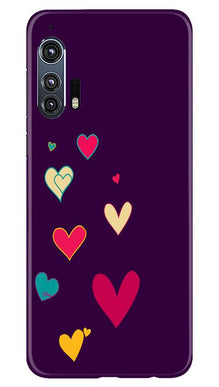Purple Background Mobile Back Case for Moto Edge Plus  (Design - 107)