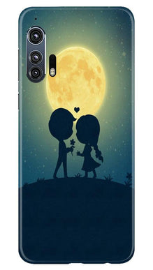 Love Couple Mobile Back Case for Moto Edge Plus  (Design - 109)