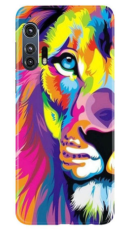 Colorful Lion Case for Moto Edge Plus(Design - 110)