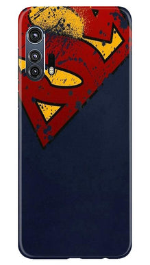 Superman Superhero Mobile Back Case for Moto Edge Plus  (Design - 125)