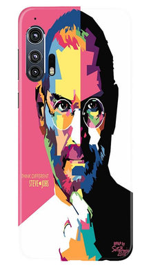 Steve Jobs Mobile Back Case for Moto Edge Plus  (Design - 132)