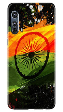 Indian Flag Mobile Back Case for Moto Edge Plus  (Design - 137)