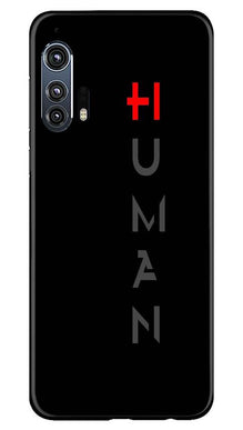 Human Mobile Back Case for Moto Edge Plus  (Design - 141)