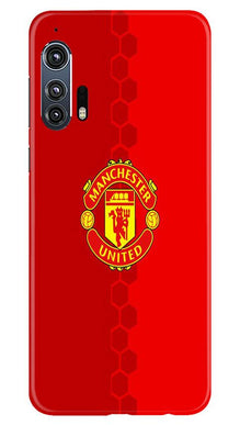 Manchester United Mobile Back Case for Moto Edge Plus  (Design - 157)
