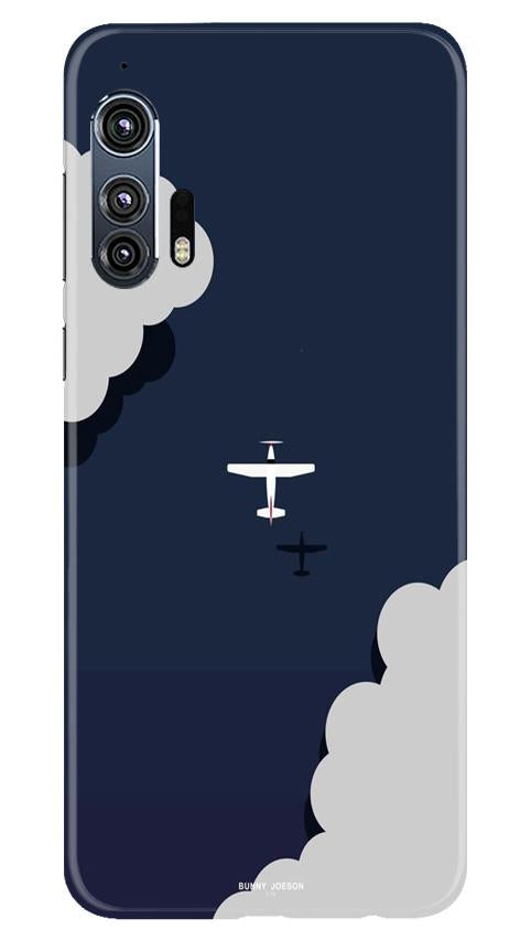 Clouds Plane Case for Moto Edge Plus (Design - 196)
