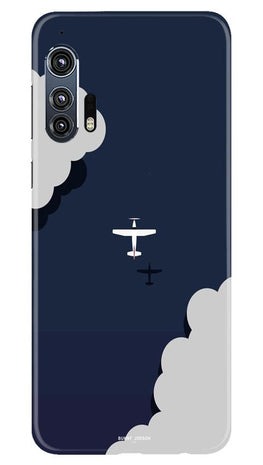 Clouds Plane Case for Moto Edge Plus (Design - 196)