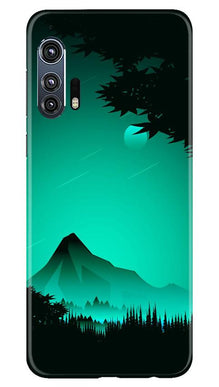 Moon Mountain Mobile Back Case for Moto Edge Plus (Design - 204)