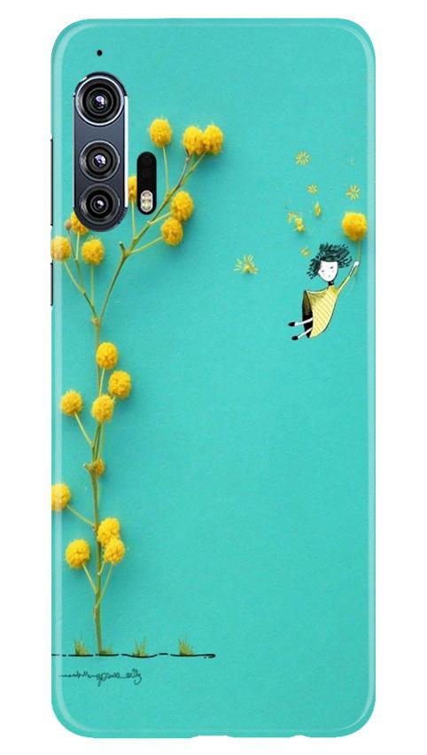 Pink Pattern Case for Moto Edge Plus (Design No. 215)