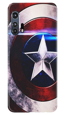 Captain America Mobile Back Case for Moto Edge Plus (Design - 249)