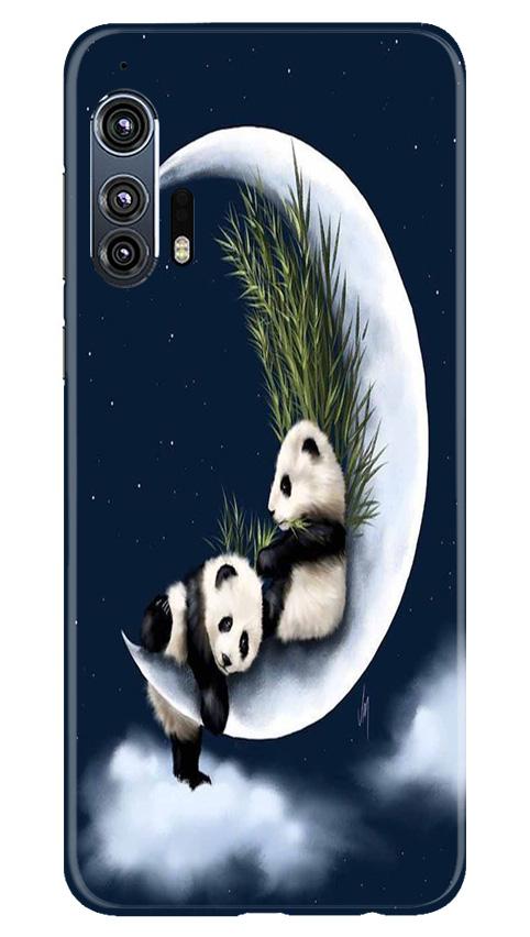 Panda Moon Mobile Back Case for Moto Edge Plus (Design - 318)