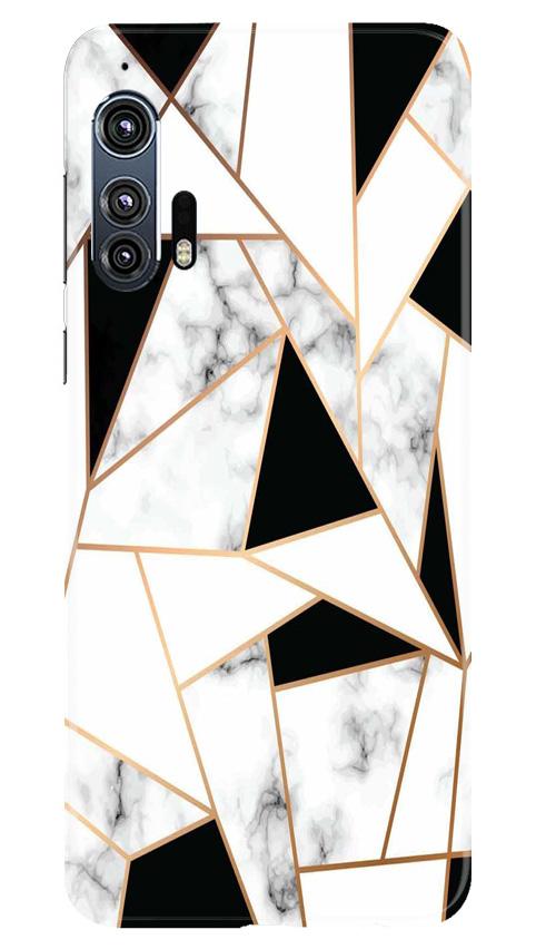 Marble Texture Mobile Back Case for Moto Edge Plus (Design - 322)