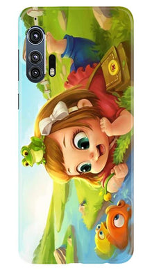 Baby Girl Mobile Back Case for Moto Edge Plus (Design - 339)