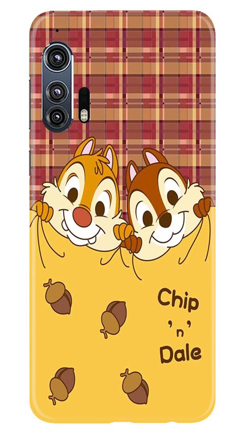Chip n Dale Mobile Back Case for Moto Edge Plus (Design - 342)