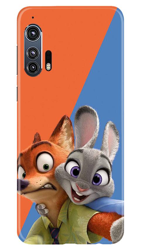 Cartoon Mobile Back Case for Moto Edge Plus (Design - 346)