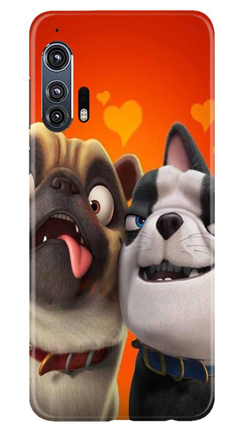 Dog Puppy Mobile Back Case for Moto Edge Plus (Design - 350)