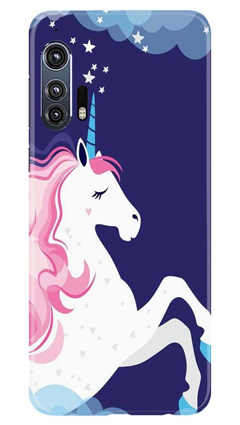 Unicorn Mobile Back Case for Moto Edge Plus (Design - 365)