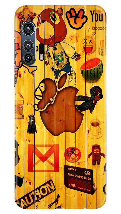 Wooden Texture Mobile Back Case for Moto Edge Plus (Design - 367)