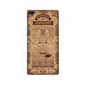 Hogwarts Mobile Back Case for Gionee Elifi S7 (Design - 304)