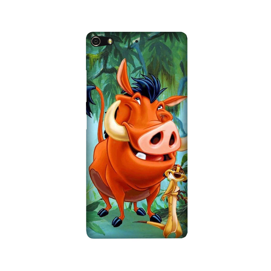Timon and Pumbaa Mobile Back Case for Gionee Elifi S7 (Design - 305)
