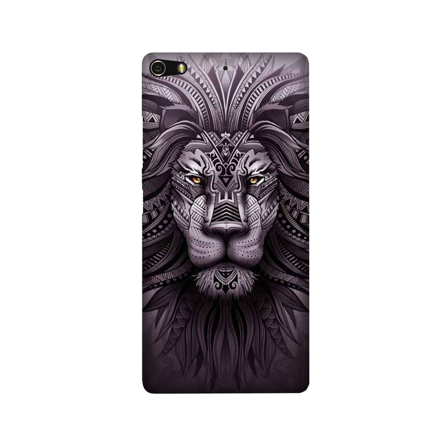 Lion Mobile Back Case for Gionee Elifi S7 (Design - 315)