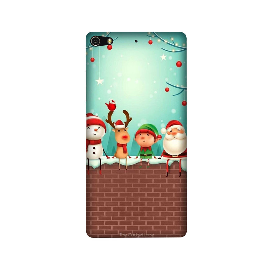 Santa Claus Mobile Back Case for Gionee Elifi S7 (Design - 334)