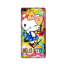 Hello Kitty Mobile Back Case for Gionee Elifi S7 (Design - 362)