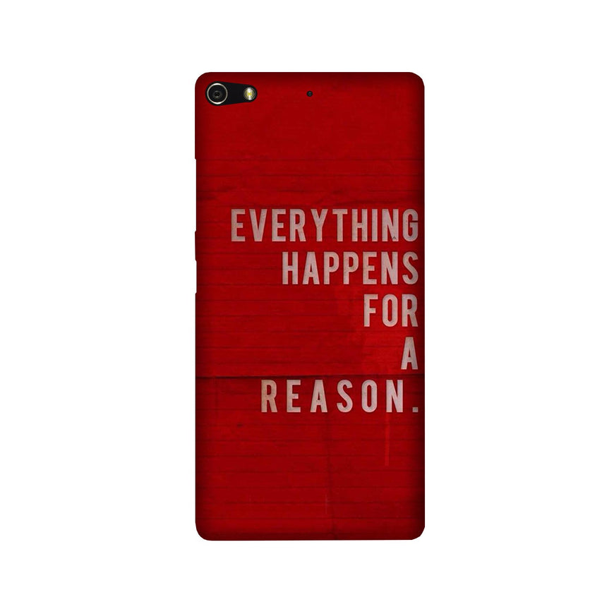 Everything Happens Reason Mobile Back Case for Gionee Elifi S7 (Design - 378)