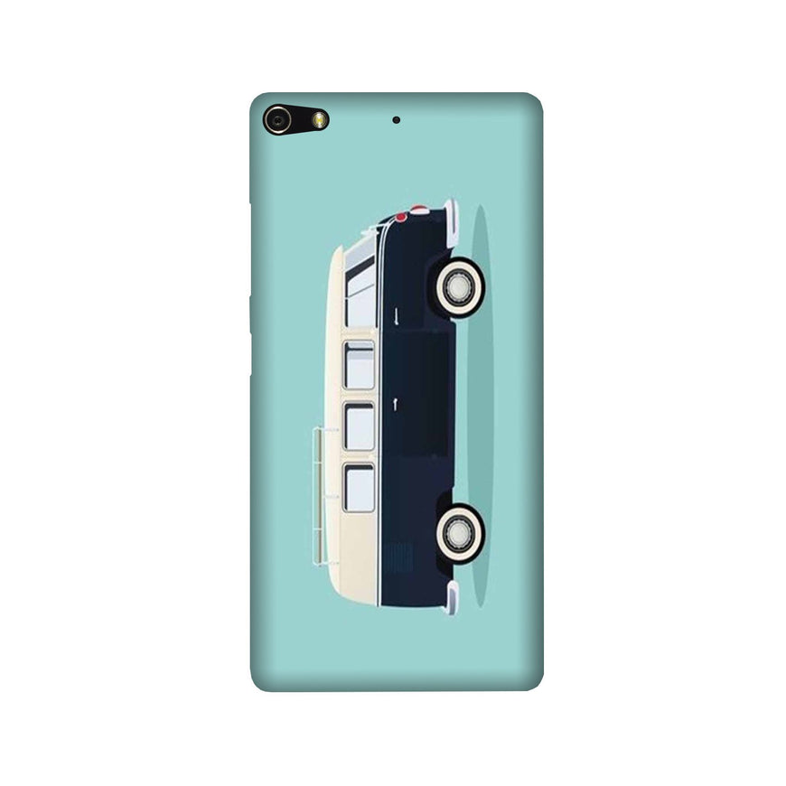 Travel Bus Mobile Back Case for Gionee Elifi S7 (Design - 379)