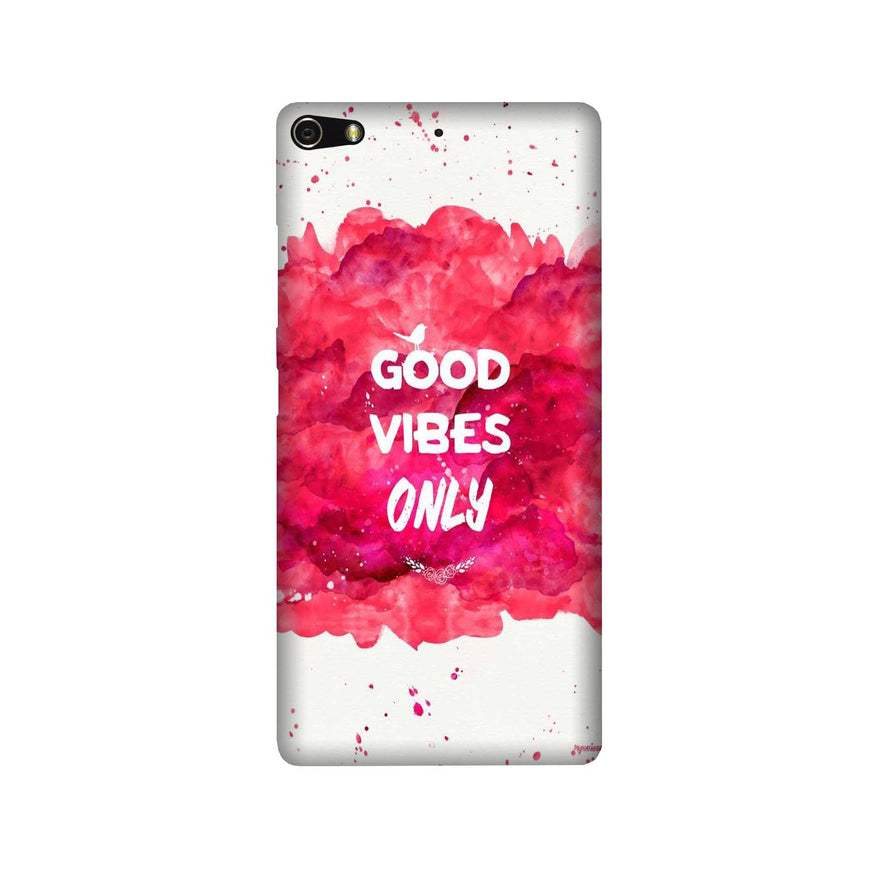 Good Vibes Only Mobile Back Case for Gionee Elifi S7 (Design - 393)
