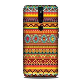Zigzag line pattern Case for Oppo F11 Pro