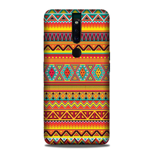 Zigzag line pattern Case for Oppo F11 Pro
