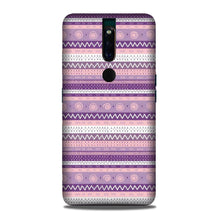 Zigzag line pattern3 Mobile Back Case for Oppo F11 Pro (Design - 11)