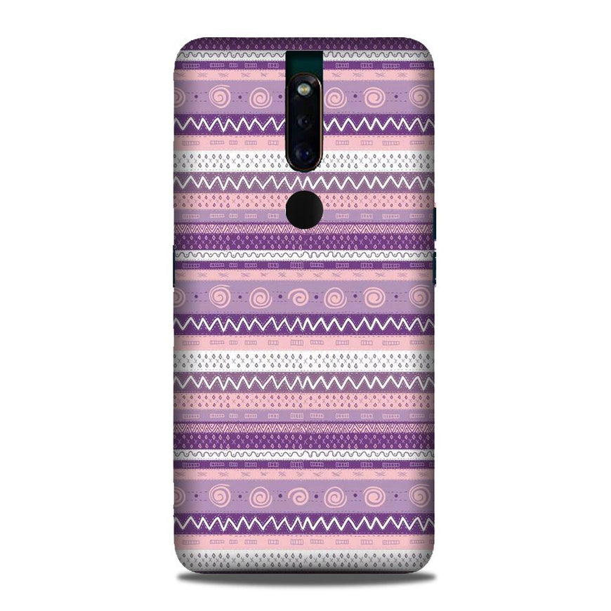 Zigzag line pattern3 Case for Oppo F11 Pro