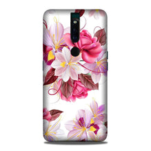 Beautiful flowers Mobile Back Case for Oppo F11 Pro (Design - 23)