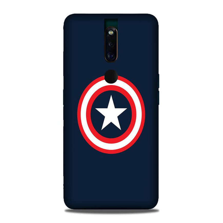 Captain America Case for Oppo F11 Pro