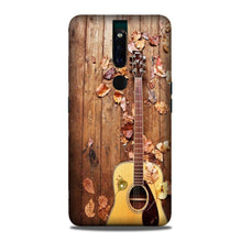Guitar Mobile Back Case for Oppo F11 Pro (Design - 43)