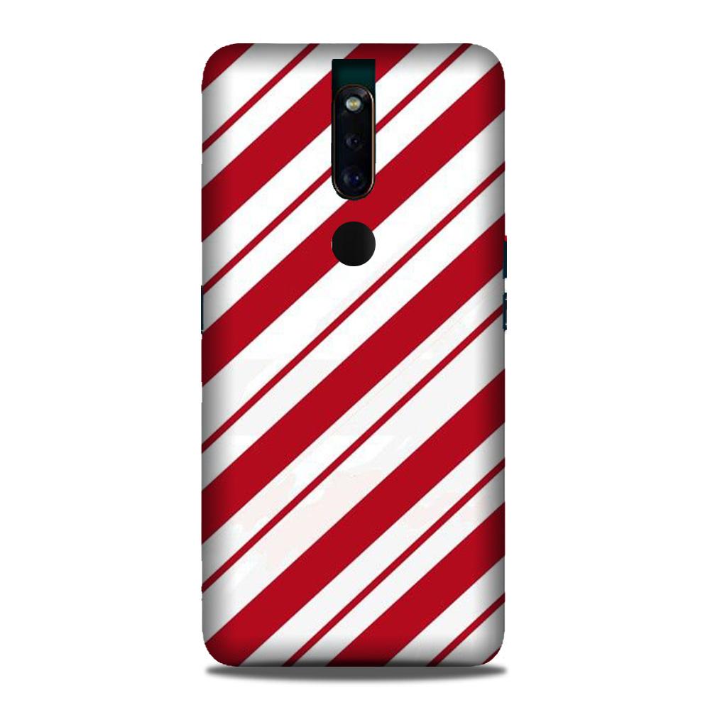 Red White Case for Oppo F11 Pro