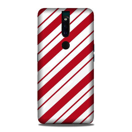 Red White Case for Oppo F11 Pro
