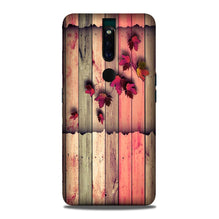 Wooden look2 Mobile Back Case for Oppo F11 Pro (Design - 56)