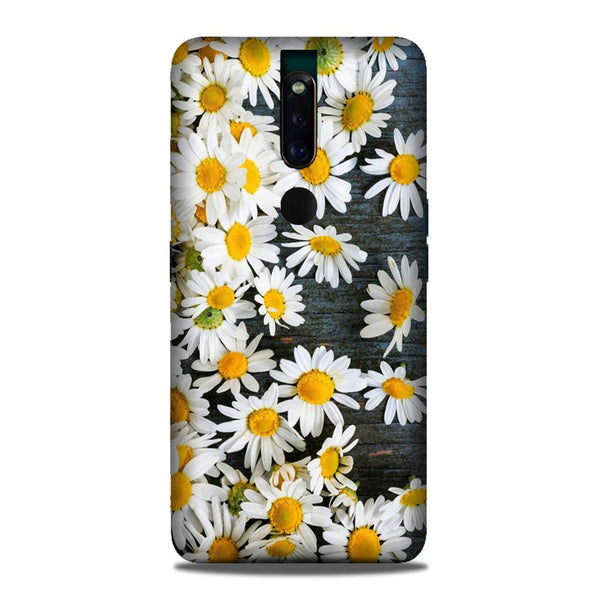 White flowers2 Case for Oppo F11 Pro