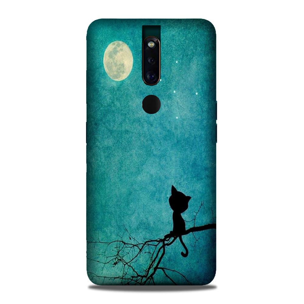 Moon cat Case for Oppo F11 Pro