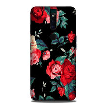 Red Rose2 Mobile Back Case for Oppo F11 Pro (Design - 81)