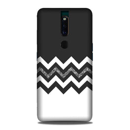 Black white Pattern2Case for Oppo F11 Pro