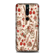 Love Paris Mobile Back Case for Oppo F11 Pro  (Design - 103)