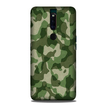 Army Camouflage Mobile Back Case for Oppo F11 Pro  (Design - 106)