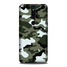 Army Camouflage Mobile Back Case for Oppo F11 Pro  (Design - 108)