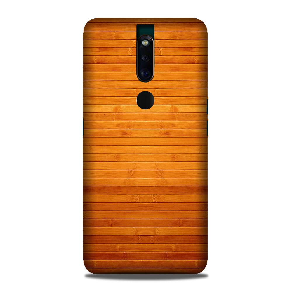 Wooden Look Case for Oppo F11 Pro(Design - 111)